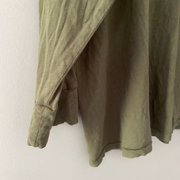 Aerie Green Long Sleeve Top - Picture 4 of 4